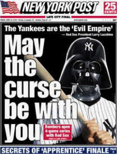 Evil Empire Darth Vader NY Yankees T-Shirt